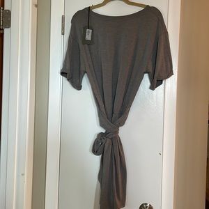 All Saints Tuja Grey Dress
